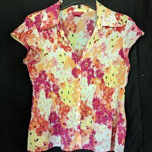 Sunny Leigh Short-sleeved Blouse Petite Medium (PM)